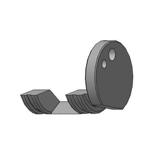 [EXCRDFLA00232] LAME GRATTEUR PE110 POUR HELIPE 110 LAMEGRAT110
