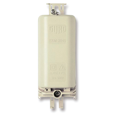 [TYCA03279-000] BOITIER CLASSE 2 EP COBOX 1FN-I 1 PORTE FUSIBLE IVOIRE RAL1014